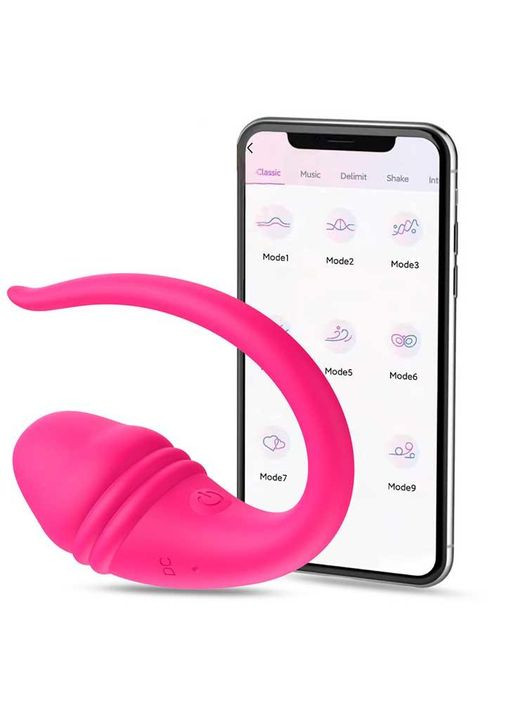 Смарт віброяйце Love Spouse USB 9 режимів Смарт вібратори No Brand (370612203)