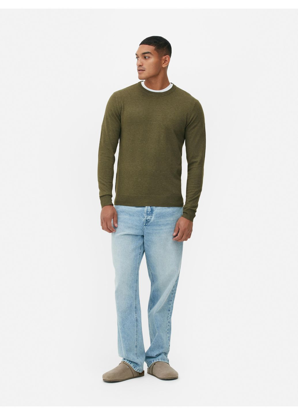 Оливковий (хакі) джемпер демісезон,хакі, Primark