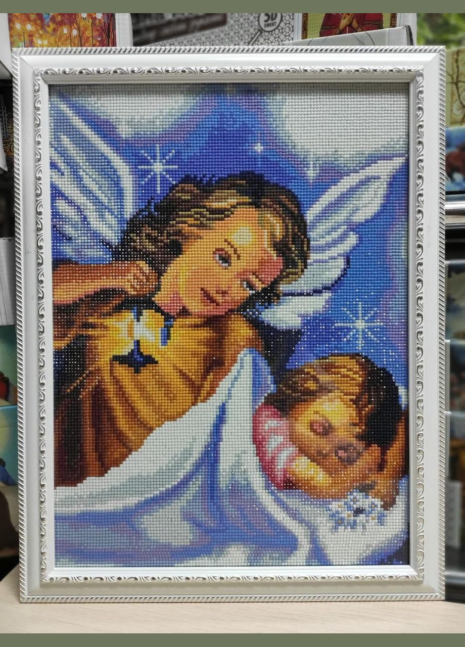 Набір алмазної вишивки 30х40 Ангел охоронець ST420 ColorArt (299772358)