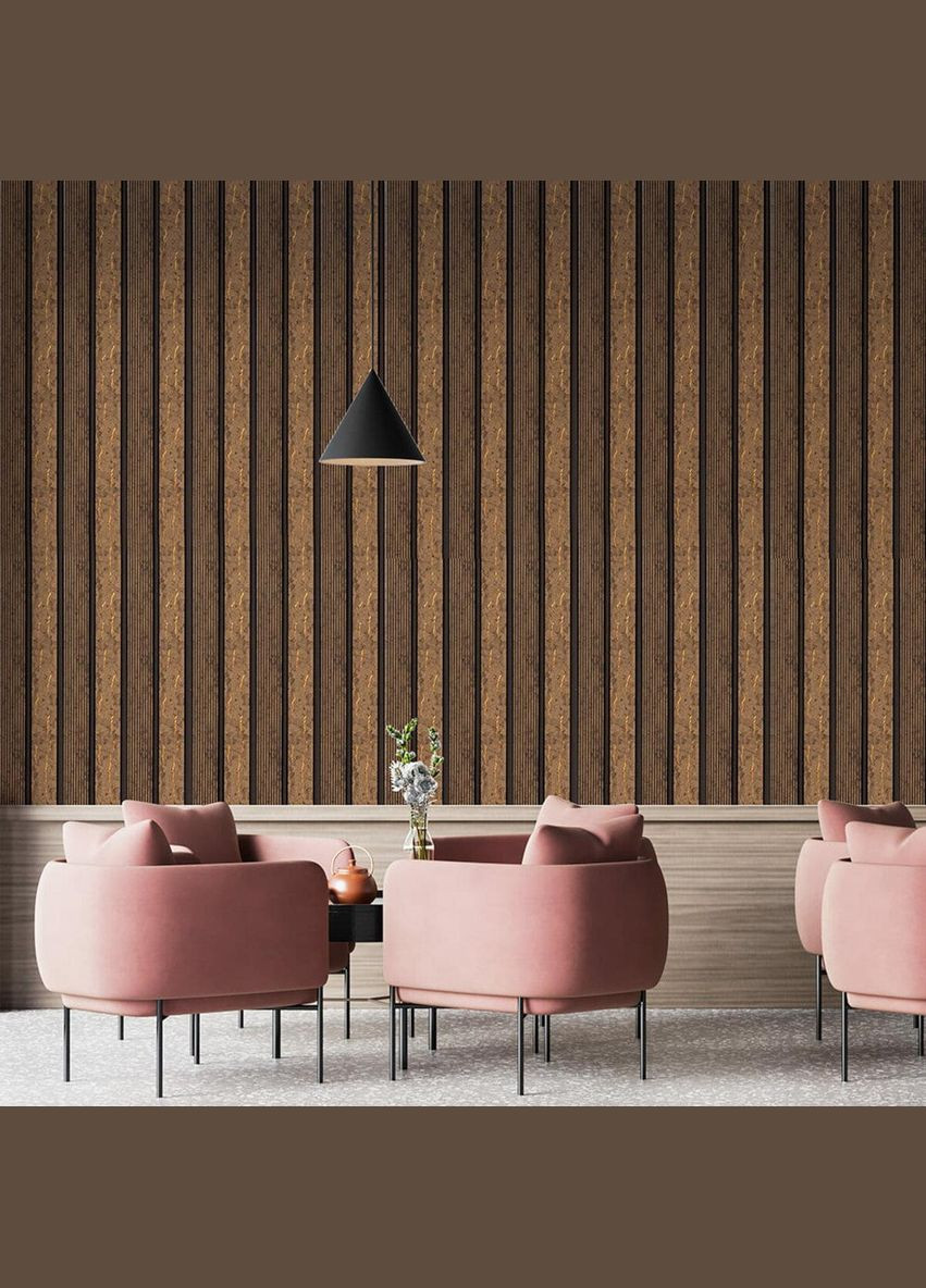 Декоративна PS рейка 2900*120*12мм D (3DPanda-1749) Sticker Wall (323155143)