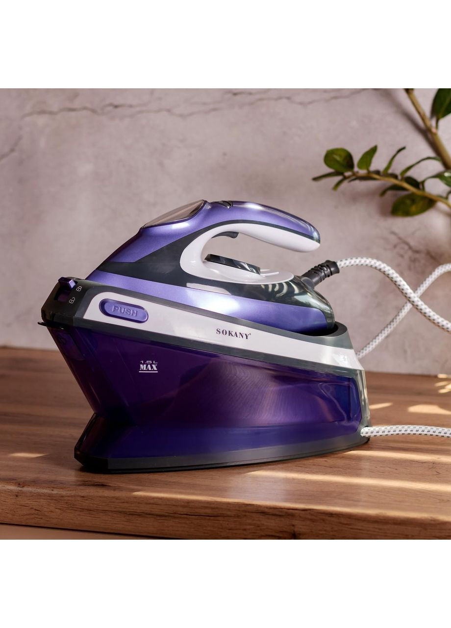Парова праска з парогенератором і резервуаром 1,5 л 2800 Вт Sokany SK-YD-2121 No Brand (369478312)
