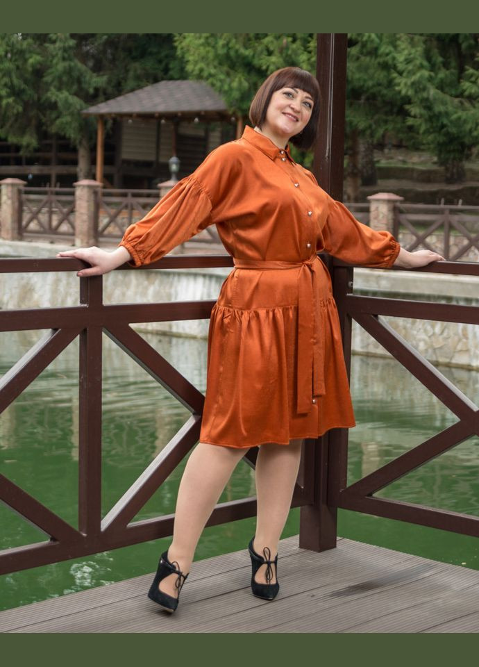 Теракотова плаття 14352-5 Alenka Plus