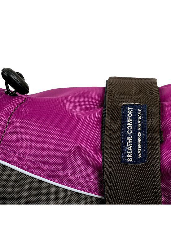 Пальто для собак з м'яким коміром, фліс, фіолетовий, XL, 65см Happet (357074915)