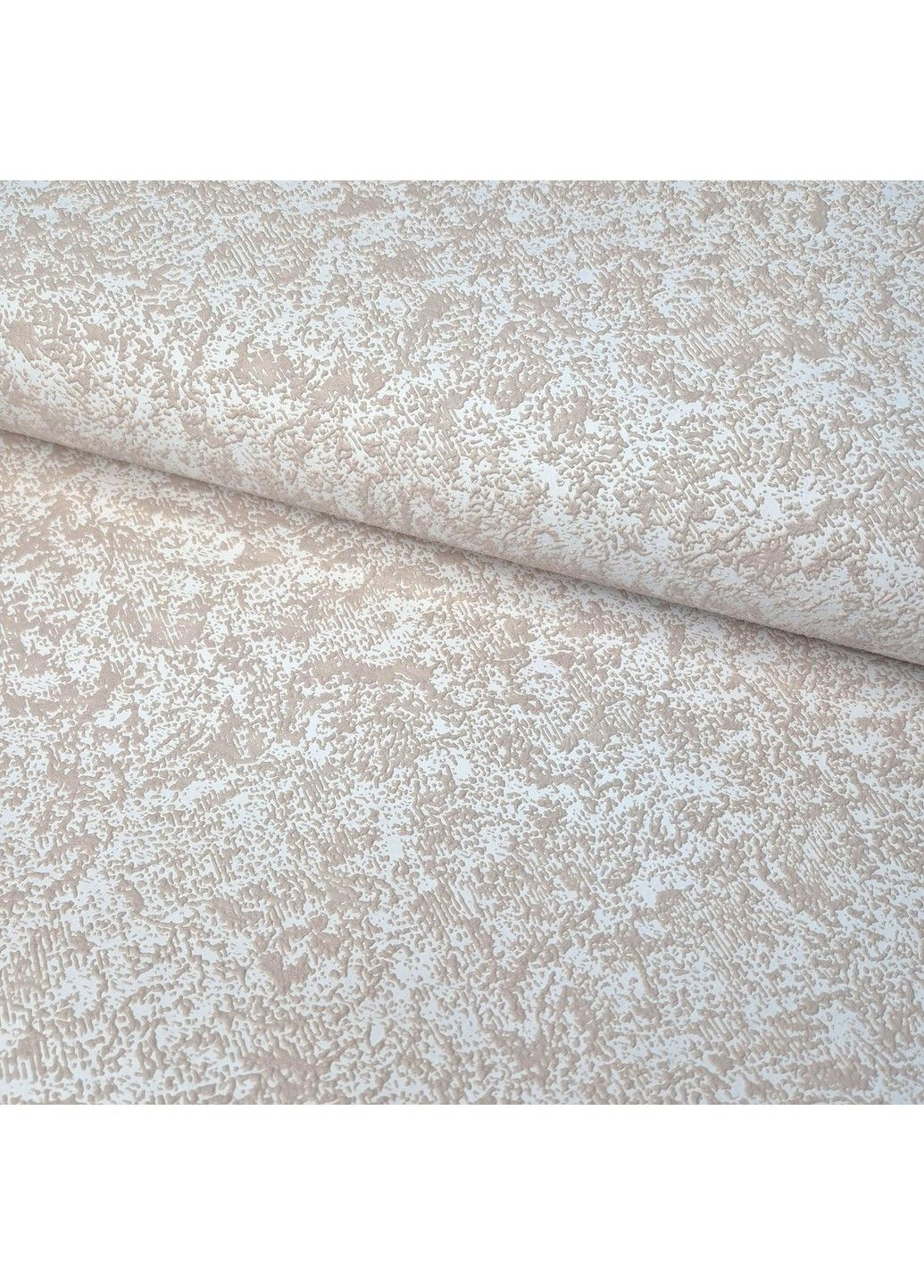 Шпалери вінілові 10.05 × 1.06 м Слов’янські шпалери 1253-01,однотонні бежеві у вітальню, спальню, коридор, офіс, дитячу кімнату Слов'янські шпалери (340275372)