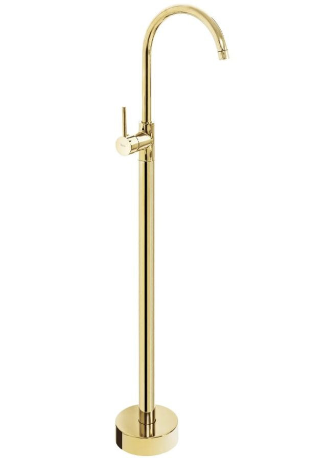 Змішувач для раковини (умивальника) ORTIS GOLD золотий підлоговий Rea (363262152)
