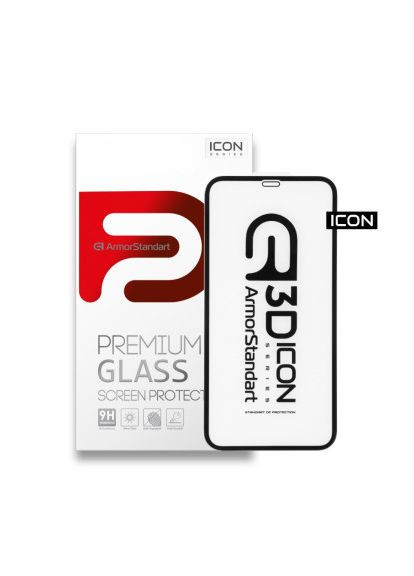 Стекло защитное (ARM55720-GI3D-BK) ArmorStandart Icon 3D для Apple iPhone 11 Pro Black (366491005)