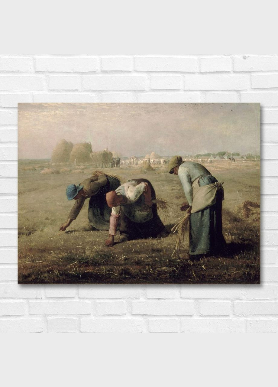 Печать на холсте Уборка колосьев Жан-Франсуа Милле 60x90 No Brand (346496257)