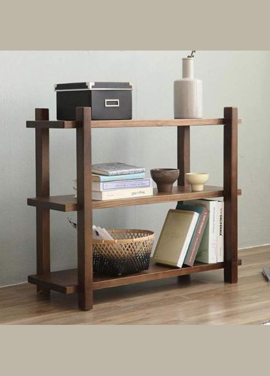 Этажерка разборная из дерева Ковентри 60х38х75 мокко (МЕБ-0018010) No Brand (327870011)