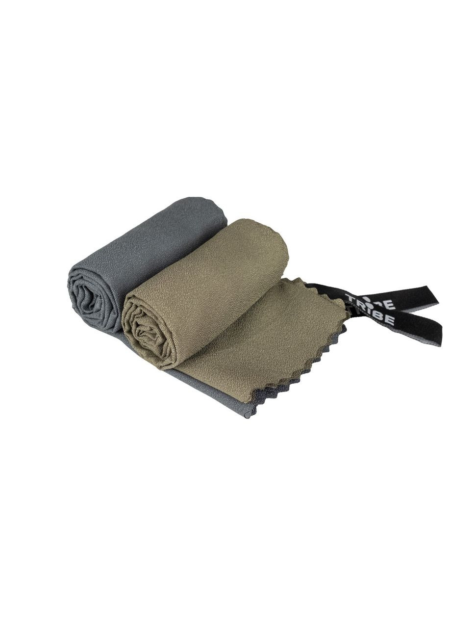 Рушник з мікрофібри Bicycle Towel 40х80 см T-LC-0005-S, olive Tribe комбінований