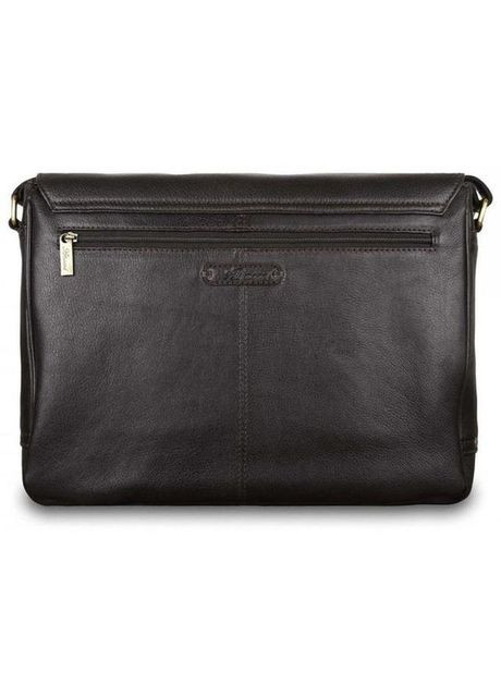 Сумка портфель через плечо для мужчин из натуральной кожи для документов А4 для ноутбука Коричневый 40468 Ashwood (361660279)