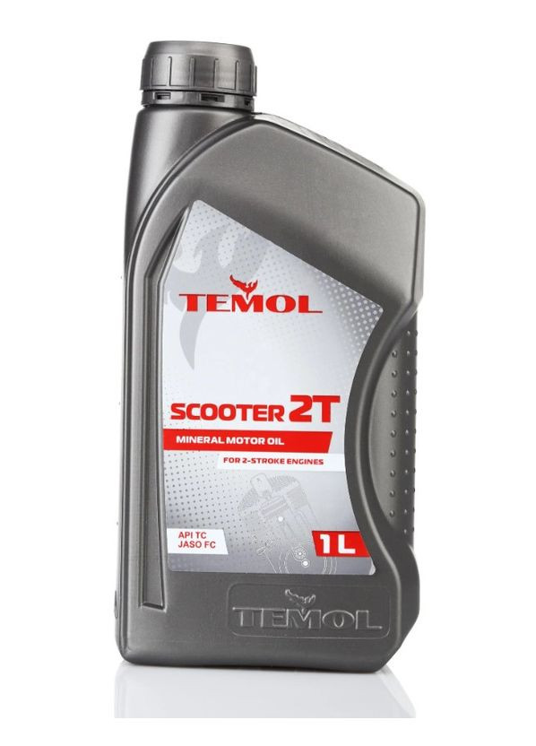 Моторна олива SCOOTER 2T (1 л, SAE 20) мінеральна для мототехніки (41161) TEMOL (295043688)