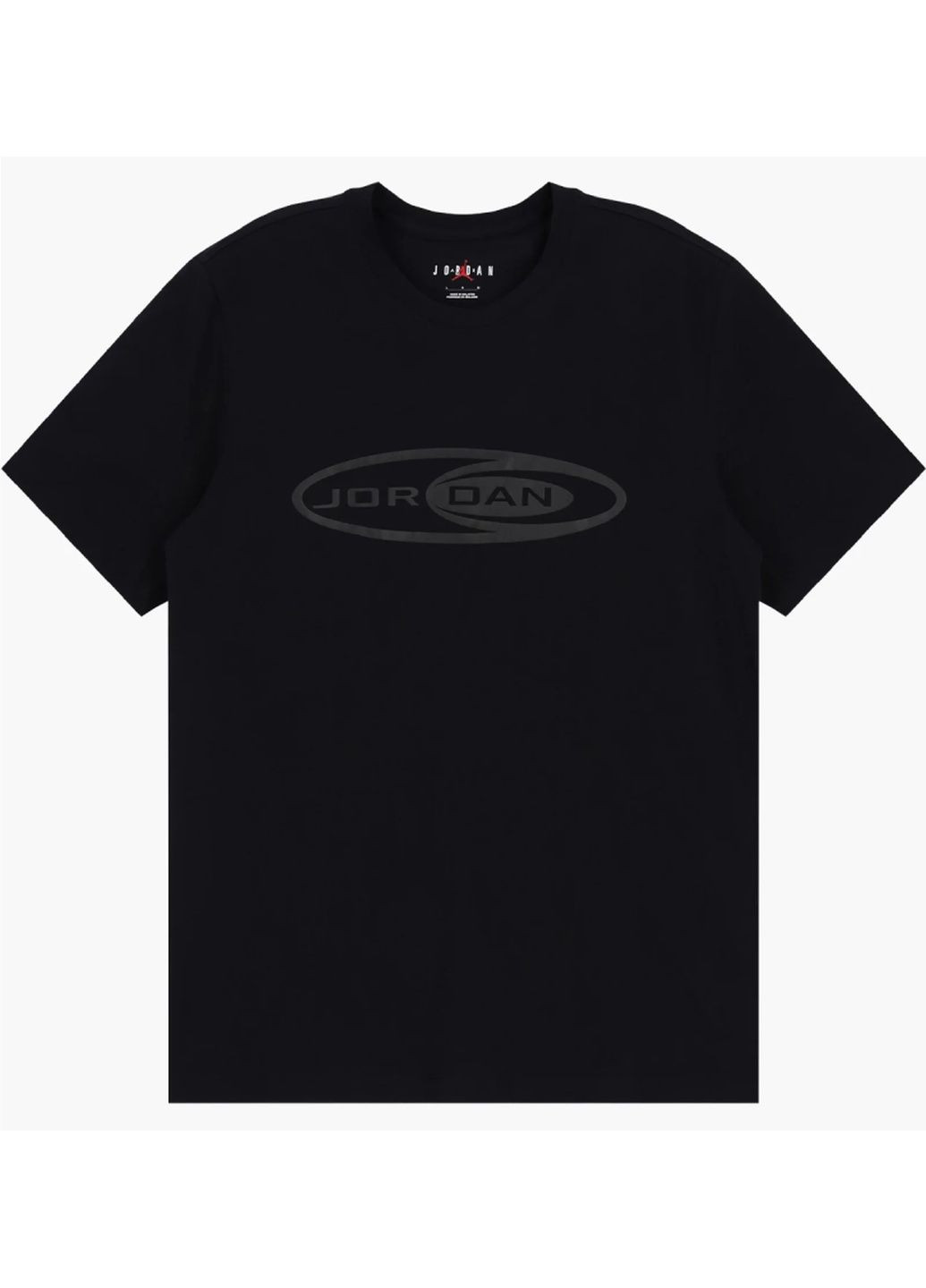 Чорна футболка чоловіча j flt ess wm ss crew black Air Jordan