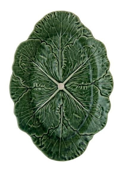 Набор 2 сервировочных блюда Cabbage 37x26см Зеленый Bordallo Pinheiro (372173415)