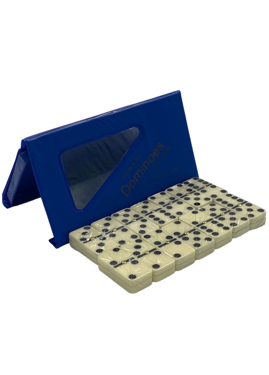 Игра настольная ДОМИНО в мягком синем чехле 5010РС () SNS (316141877)
