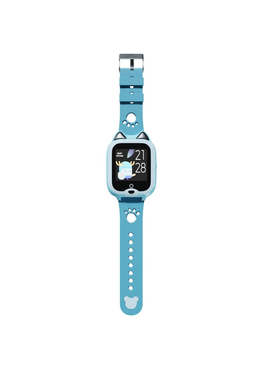 Дитячий водонепроникний GPS годинник MX-58BW (4G) блакитний з відеодзвінком Myox (340912025)