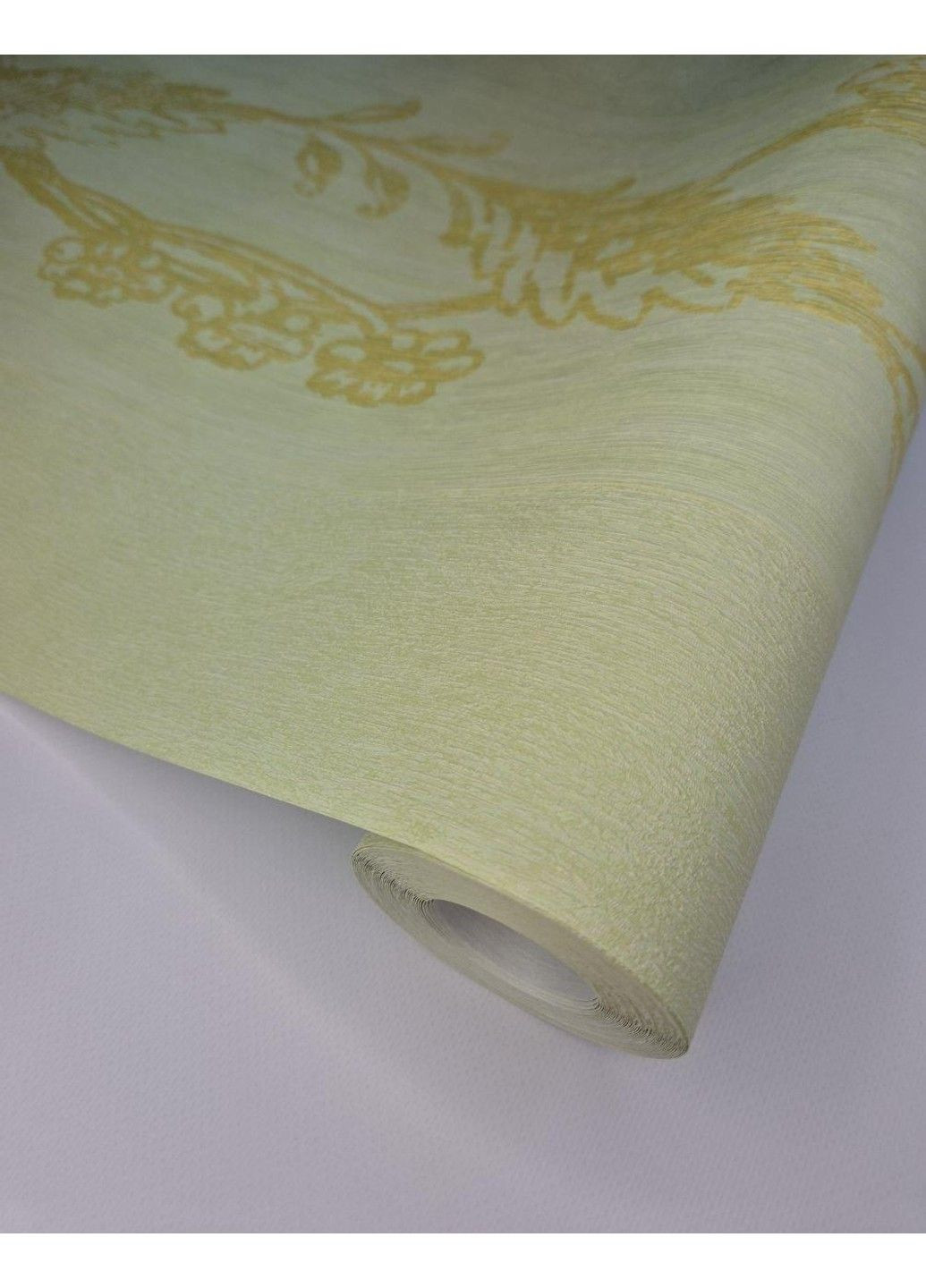 Шпалери вінілові 10 × 0.53 м 79329, салатові з орнаментом для вітальні, спальні, коридору, кухні MARBURG (340275641)