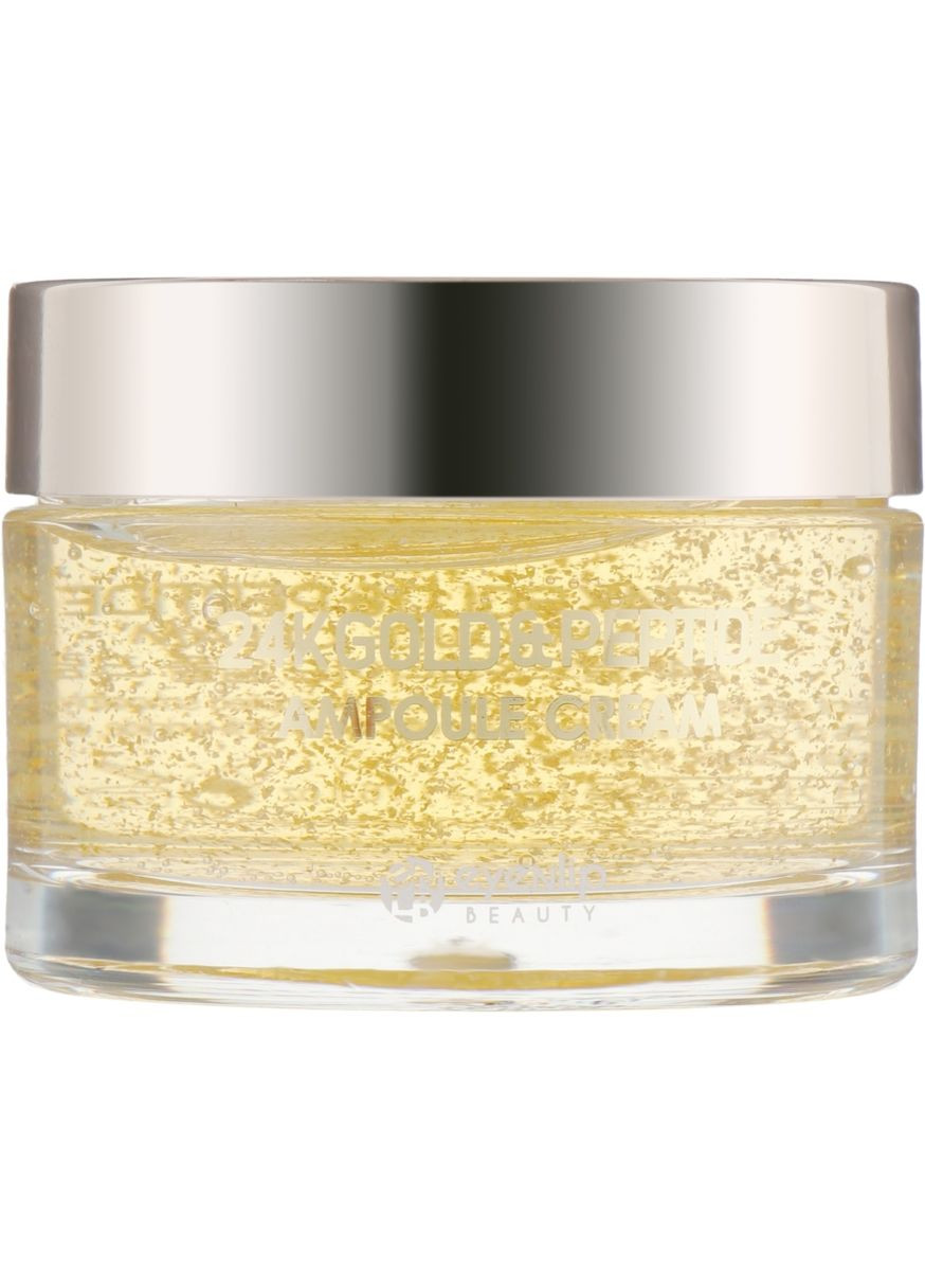 Антивозрастной ампульный крем с золотом и пептидами 24K Gold & Peptide Ampoule Cream 50g (672185-9651) Eyenlip (368642044)