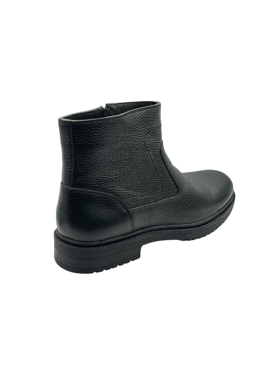 Черные демисезонные мужские ботинки, верх натуральная кожа. Sherlock Soon