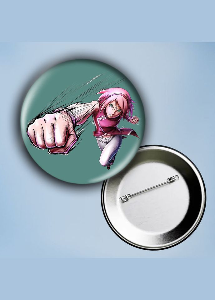 Значок на булавке Аниме Наруто #2 металлический 56 мм No Brand (304505815)