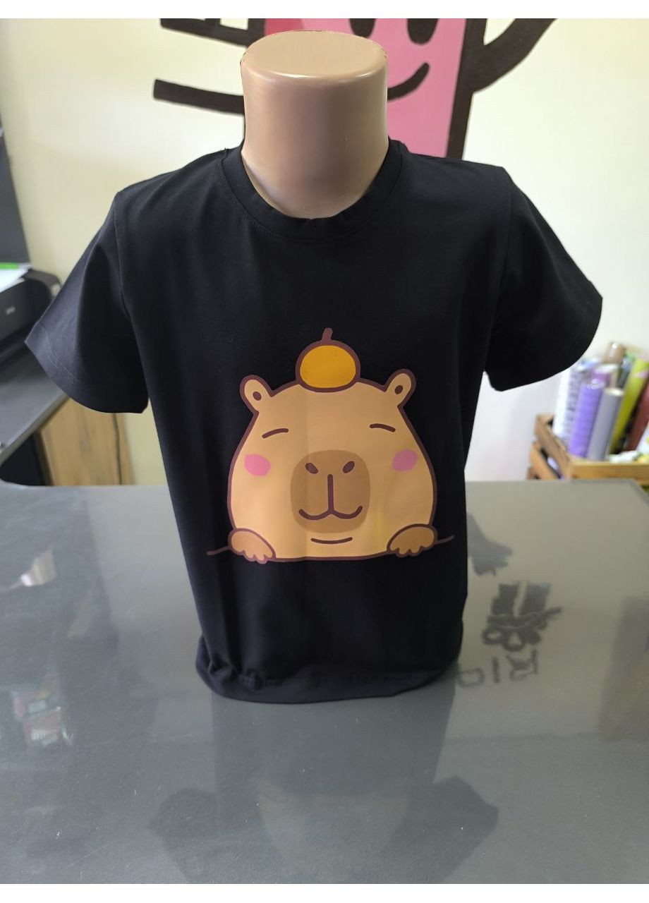 Чорна футболка для хлопчика LPC