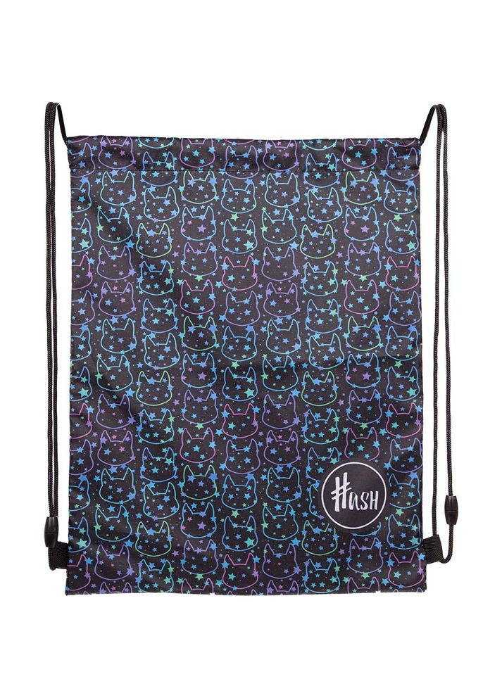 Сумка для взуття AD1 Neon kitty, 44х33 см, чорний () Hash 507022033 (328448085)