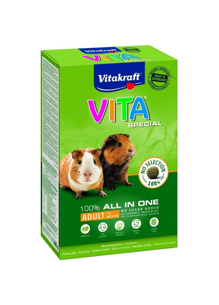 Корм VITA SPECIAL для морських свинок 600 г Vitakraft (362701016)