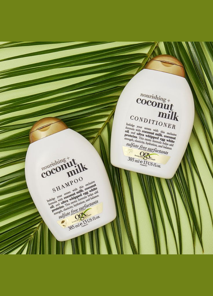 Шампунь Coconut Milk Питательный с кокосовым молоком 385 мл (0022796970053) OGX (373003988)