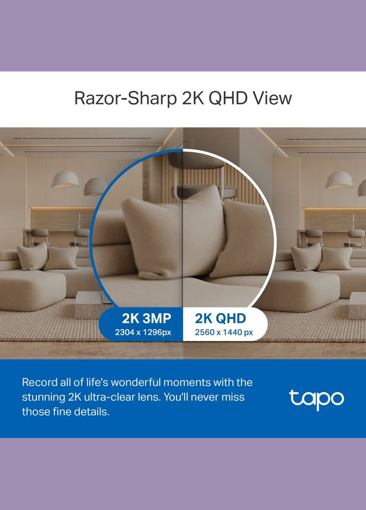 Камера видеонаблюдения Tapo C220 4 МП TP-Link (309575292)