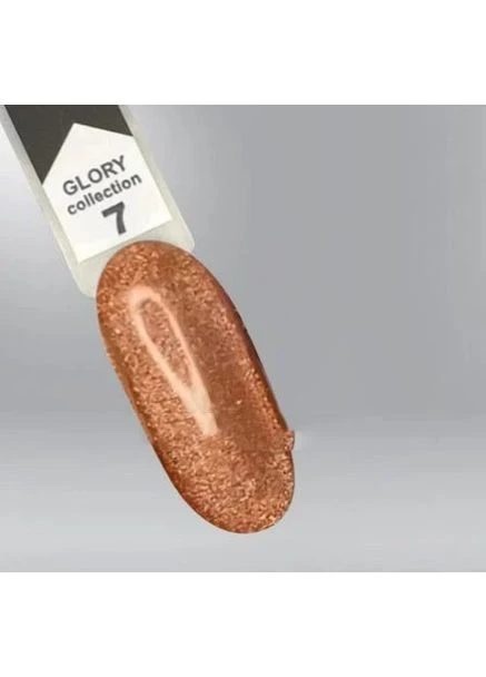 Гель-лак Glory 7 (світло-коричневий із шимером), 10 мл OXXI (376943244)