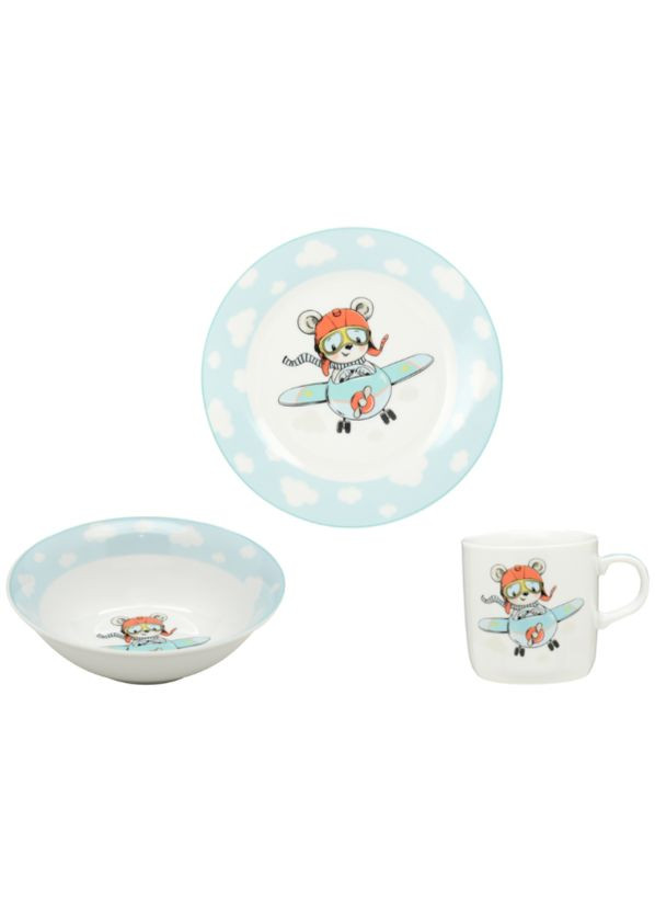 Набір дитячого посуду Little Pilot 3 предмета C772 Limited Edition (337128289)