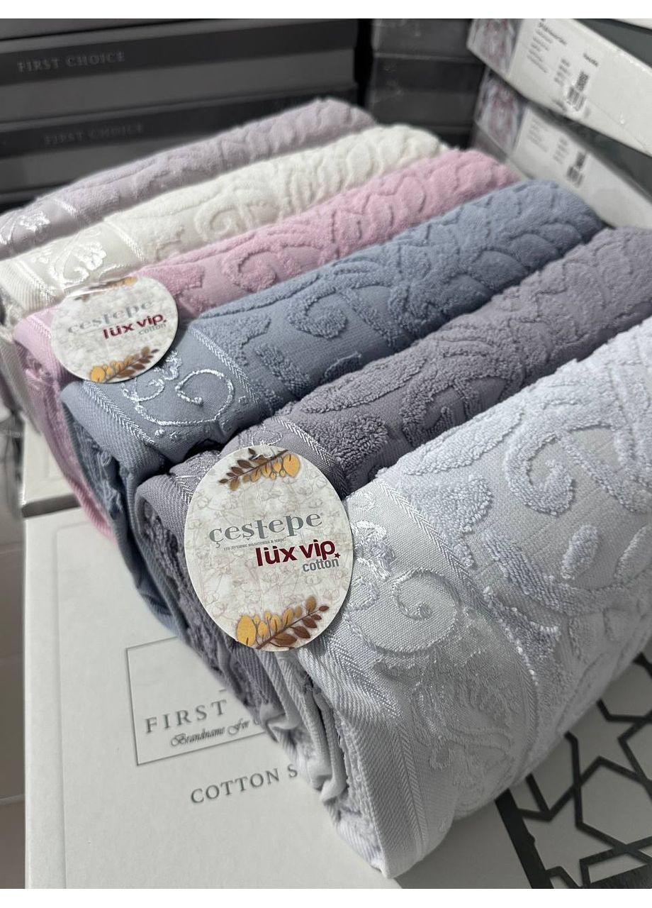 Рушники банні 6 штук Vishnya комбінований