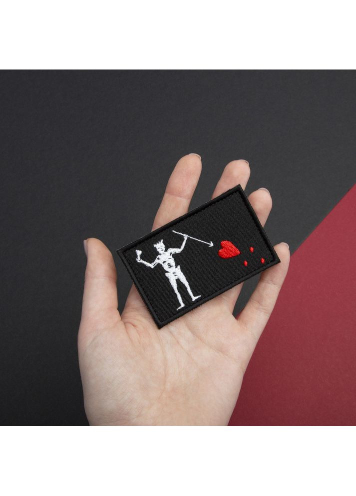 Шеврон із липучкою Чорна Борода Blackbeard 5х8 см вишитий патч нашивка IDEIA (361970732)