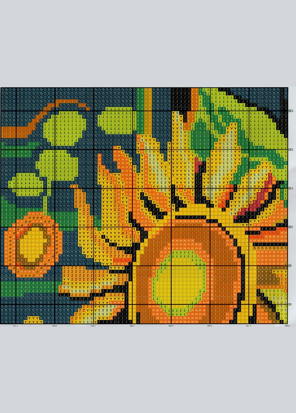 Набір для вишивання за нанесеною на канву схемою "SunFlower".AIDA 11CT printed, 40*32 см Joy Sunday (313613444)