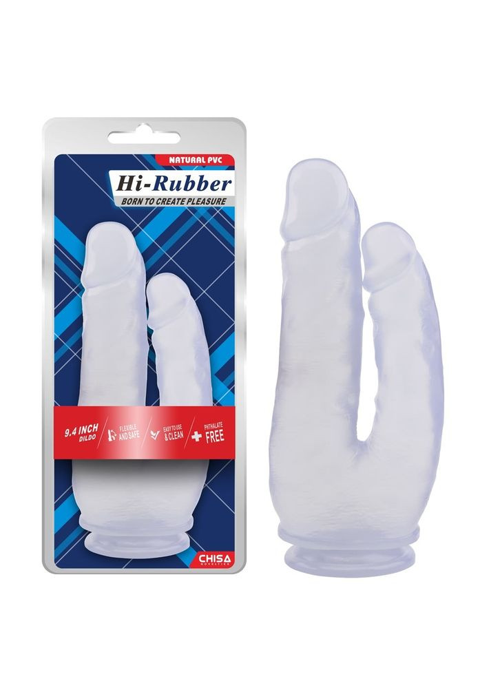 Фаллоимитатор двойной на присоске Hi-Rubber, Chisa (331169910)