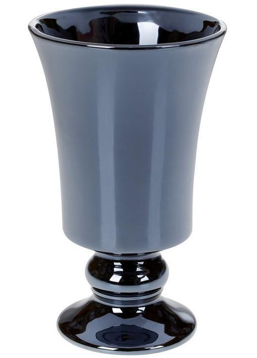 Ваза керамічна "Кубок" 20см, синій перламутр Bona (329895127)