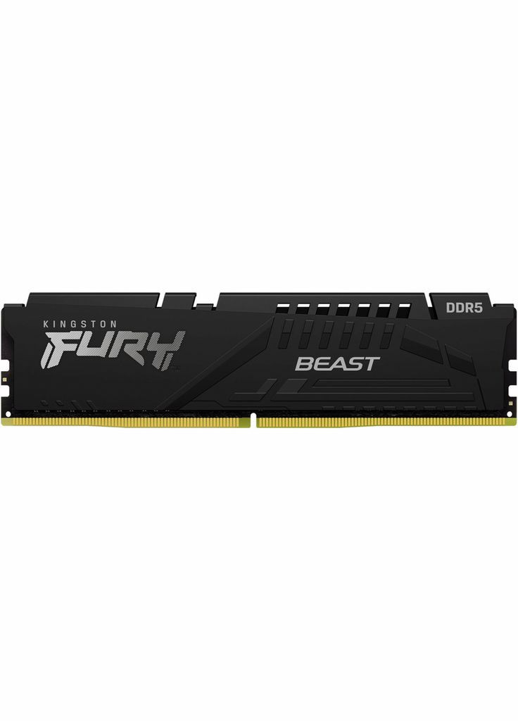 Память 16Gb x 2 (32Gb Kit) DDR5, 5600MHz, Fury Beast, Black, 40-40-40, 1.25V, с радиатором (KF556C40BBK2-32) Kingston (332006471)
