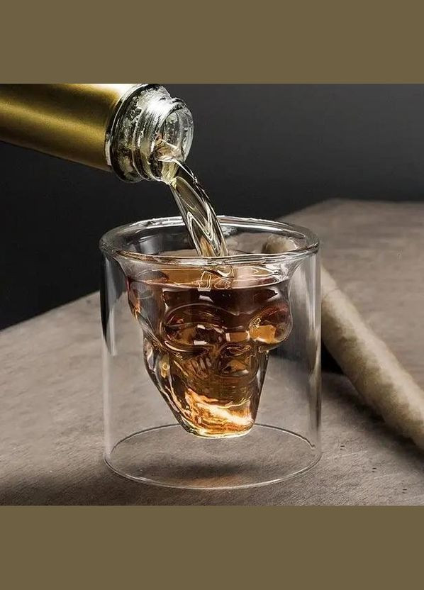 Набор (2шт) бокалов для виски и водки Череп 80 мл SNT (323137363)