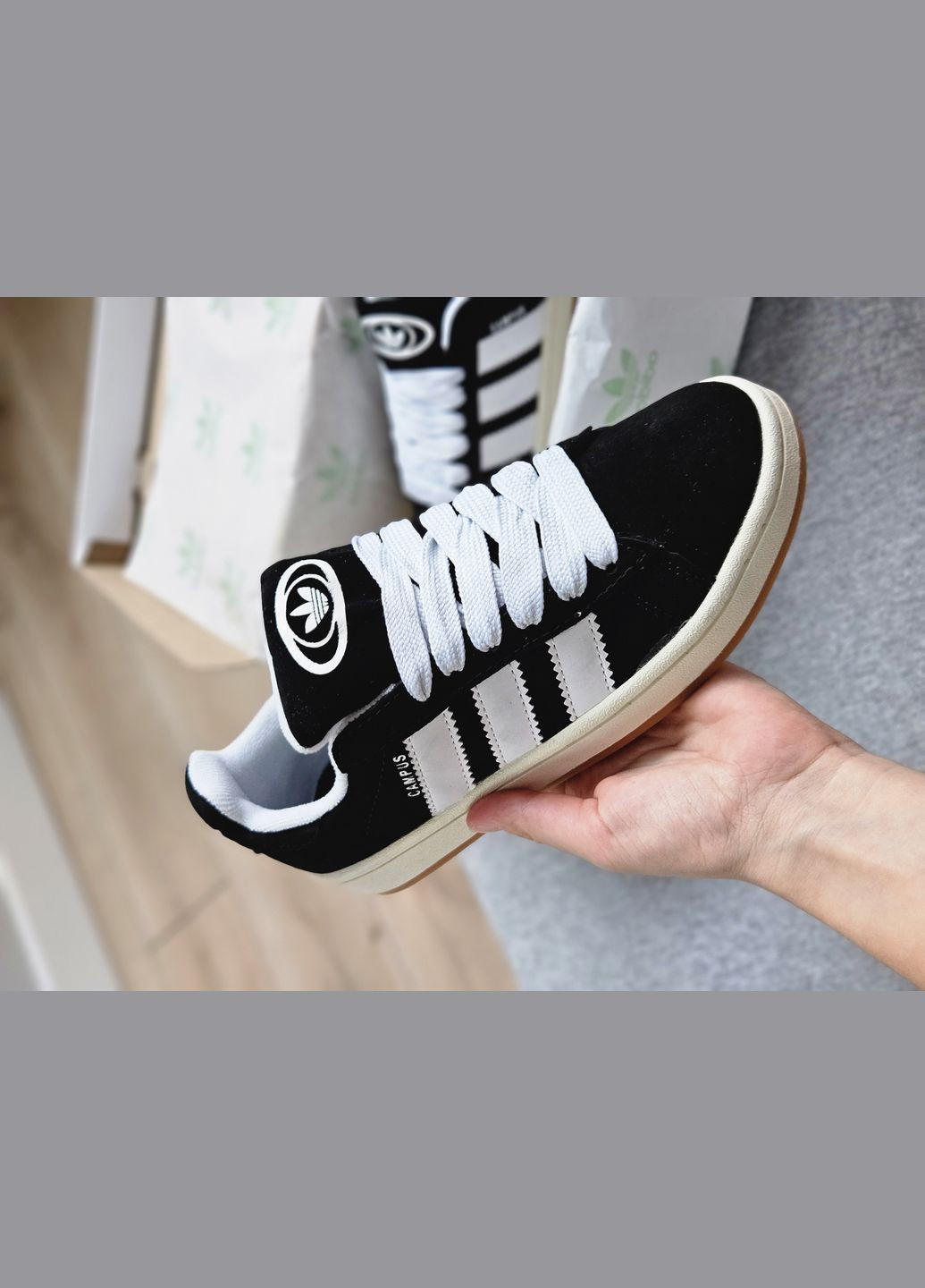 Кросівки жіночі і чоловічі Adidas Campus 00s black | Адідас Кампус чорні No Brand чорні демісезони (307397774)