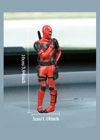 Фигурка Deadpool – на панель автомобиля. Статуэтки Фигурка мечтательного дедпула No Brand (372083557)