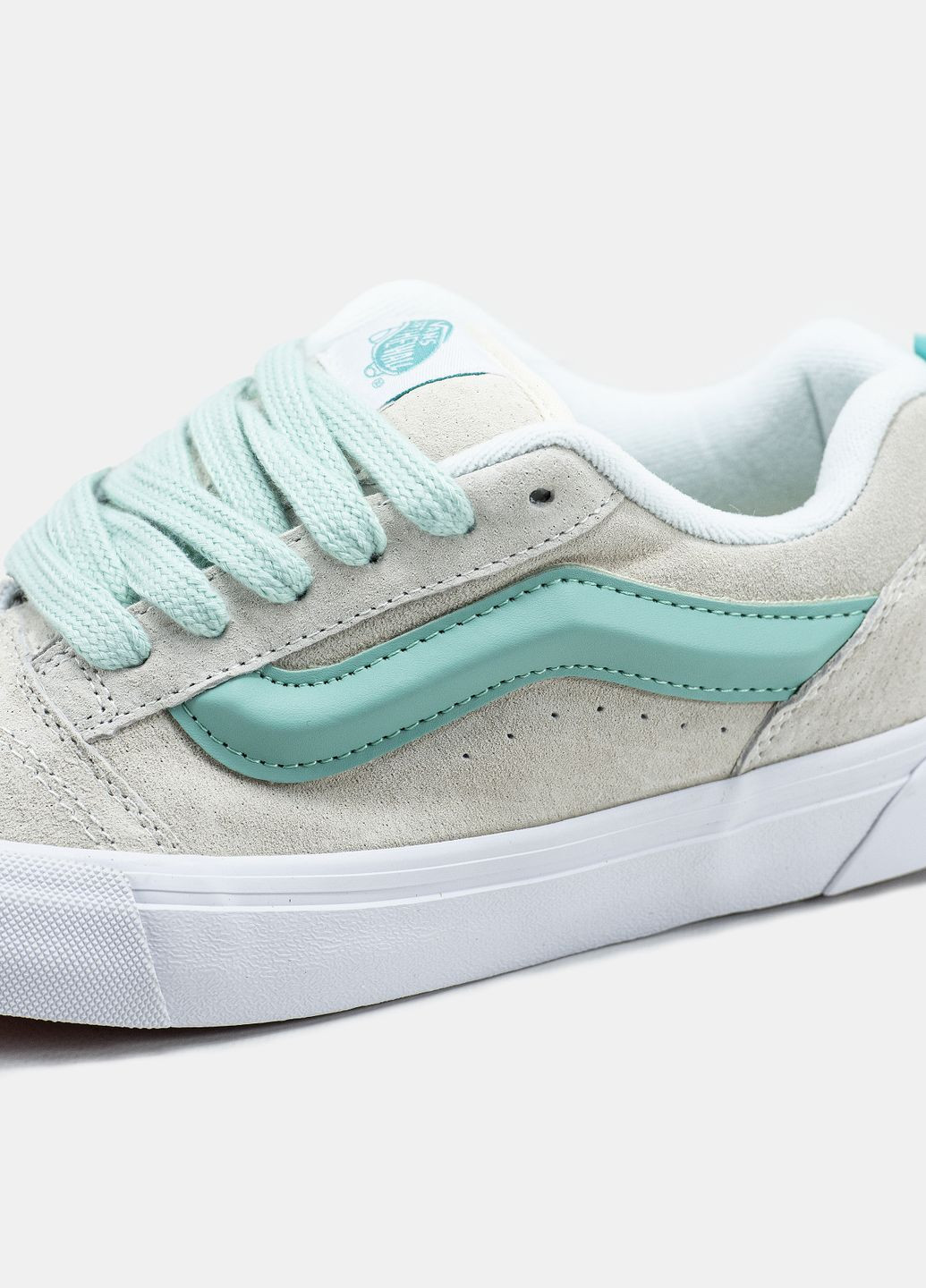 Кросівки жіночі Vans KNU Skool grey blue | Ванс КНУ Скул сірі сині No Brand сірі демісезони (315683560)