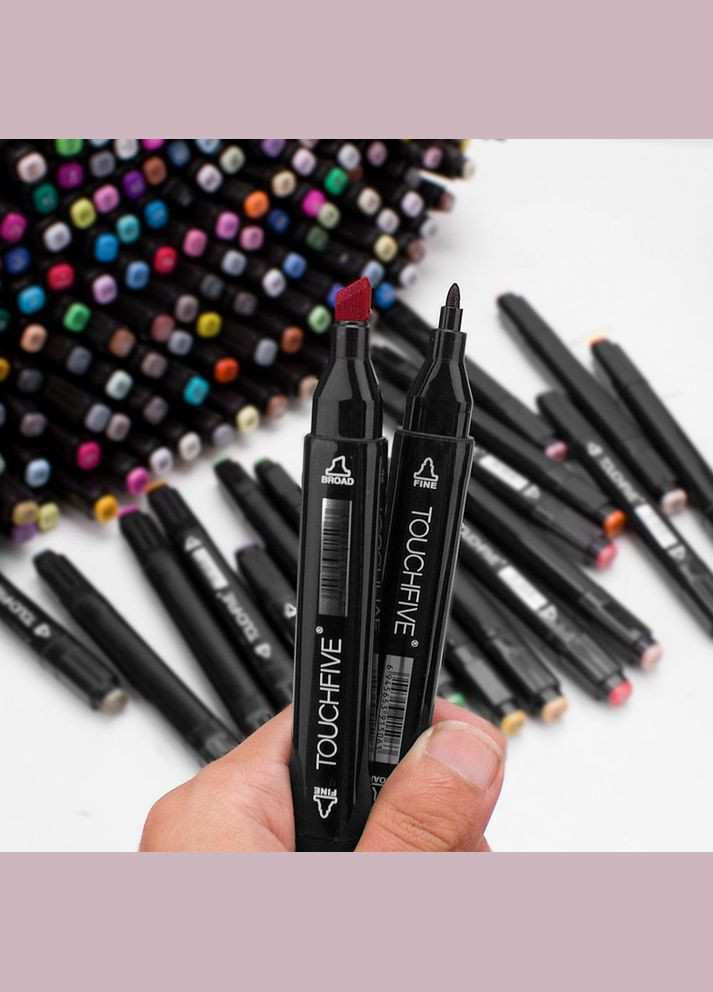 Набор двухсторонних скетч маркеров для рисования Touch 120 штук (HA-228) No Brand (334011143)