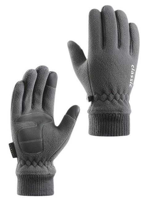 Універсальні зимові рукавички N704. S/7; Сенсор; Водовідштовхувальні. Антиковзні. Фліс. Чорний. Термоперчатки. Storm N_704 (306442725)