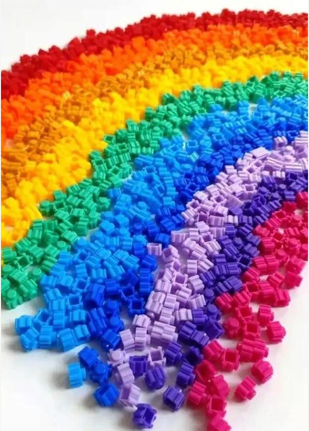 Дитячий 3Д конструктор Magic Block блокові конструктори об'ємна 3D фігурка з міні нано-блоків ведмедик 32 см Cindylove (334345671)