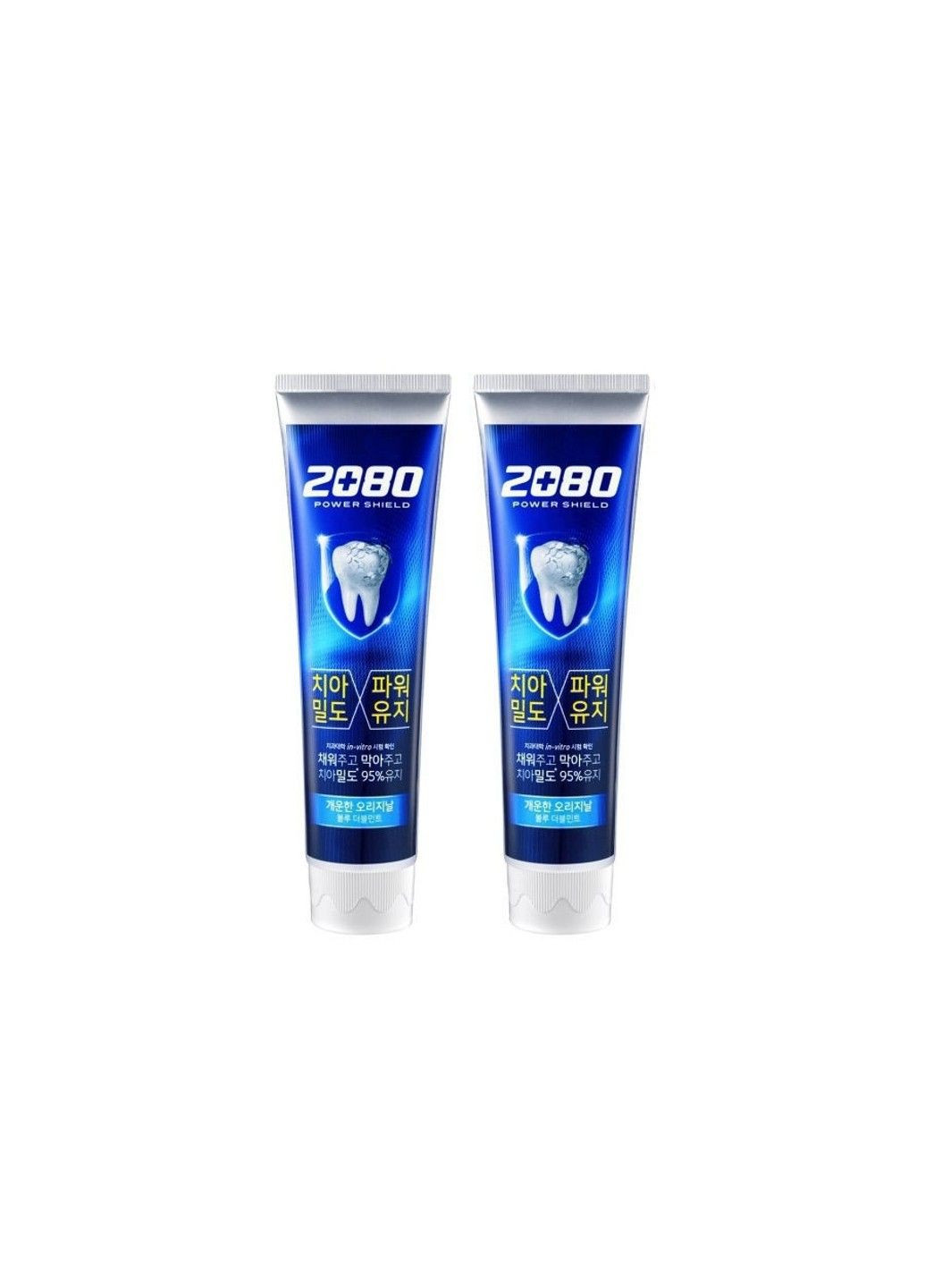 Зубна паста з екстрактом мяти 2080 Power Shield Blue Double Mint 120ml Dental Clinic 2080 (298578159)