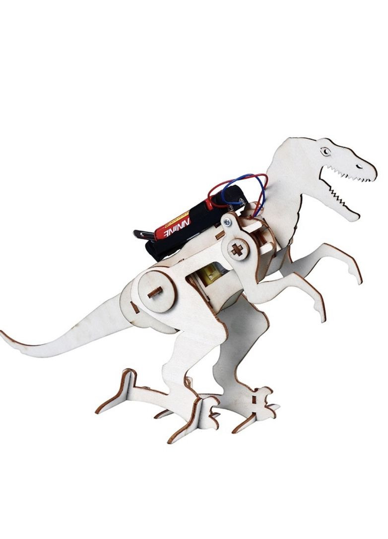 Дитячий розвиваючий науковий конструктор DIY "Рух динозавра" електронний з моторчиком China (366874775)