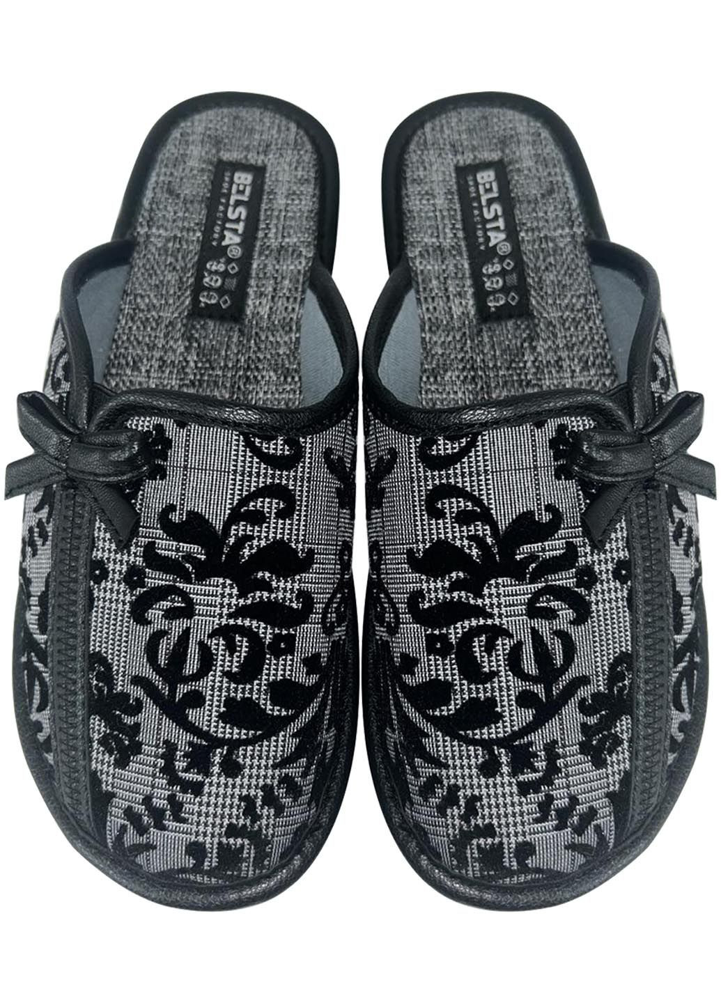 Черные тапочки Белста