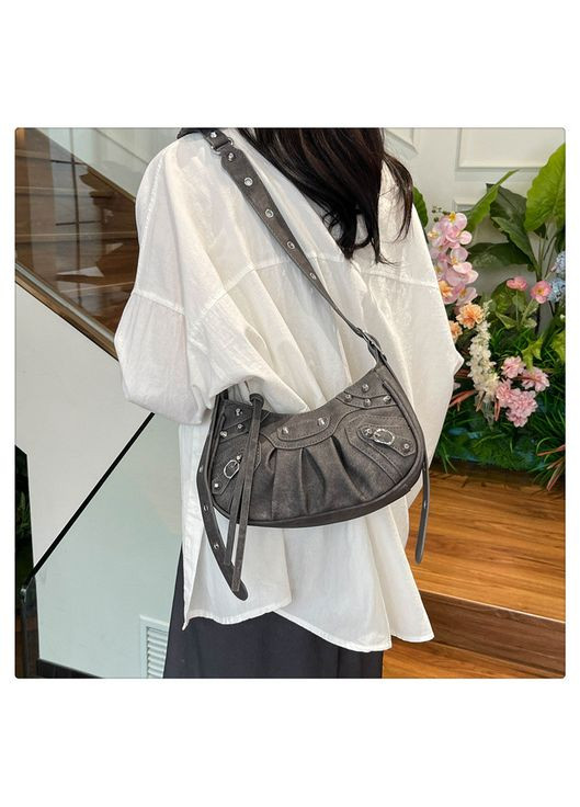 Жіноча сумка 6626 багет крос-боді No Brand (349442121)