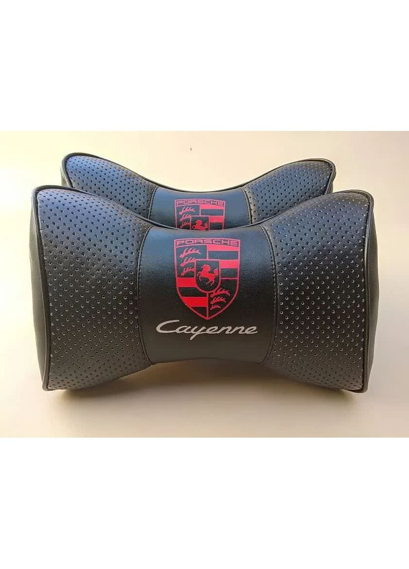 Подушка подголовник PORSCHE CAYENNE черный 2шт No Brand (361135263)