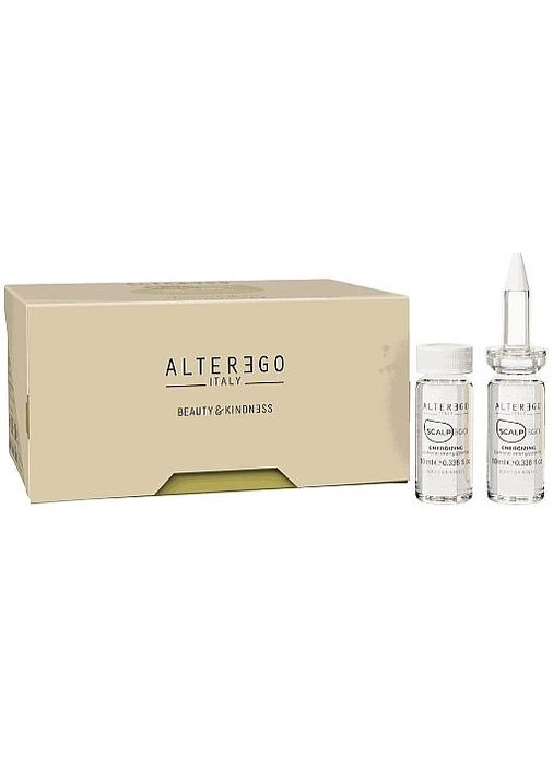 Відновлювальні ампули для волосся Italy ScalpEgo Energizing Intensive Lotion 12x10ml (1214644-189526) Alter Ego (368663251)