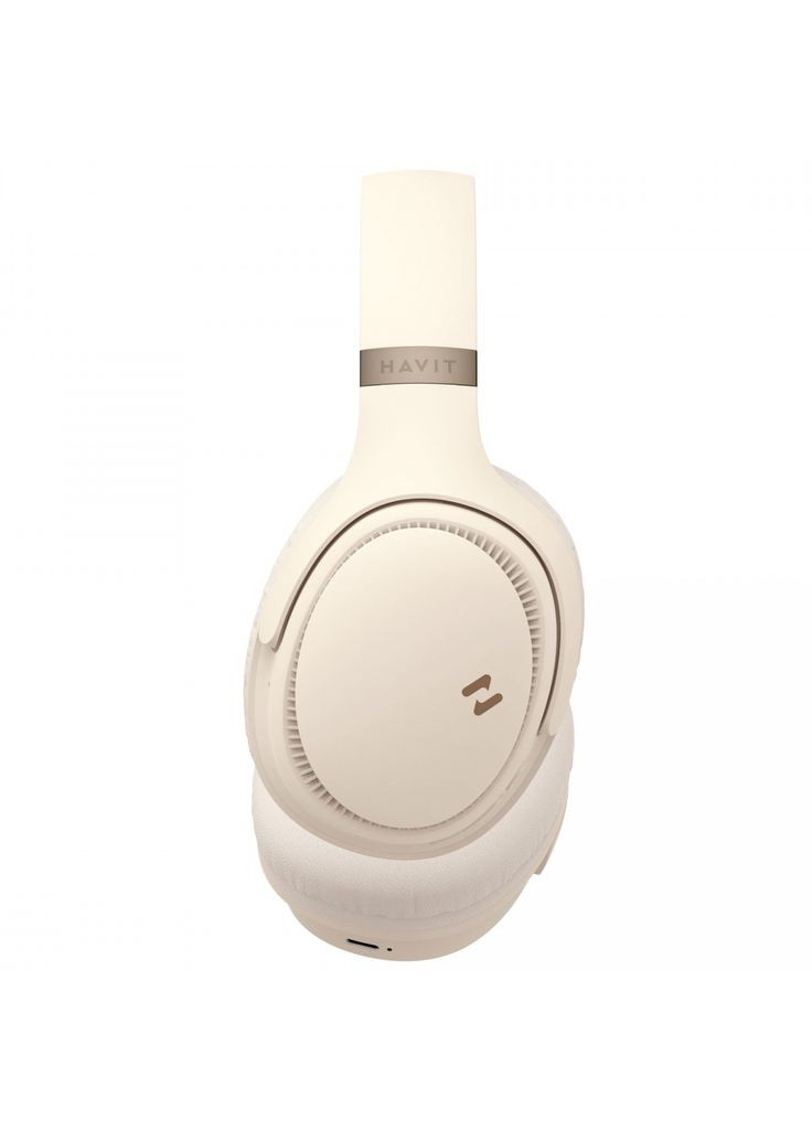 Бездротові навушники з мікрофоном HV-H630BT Beige, до 55 год роботи на одному заряді Havit (282313628)